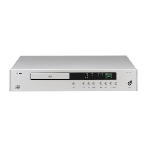 Arcam DiVA CD73 User manual