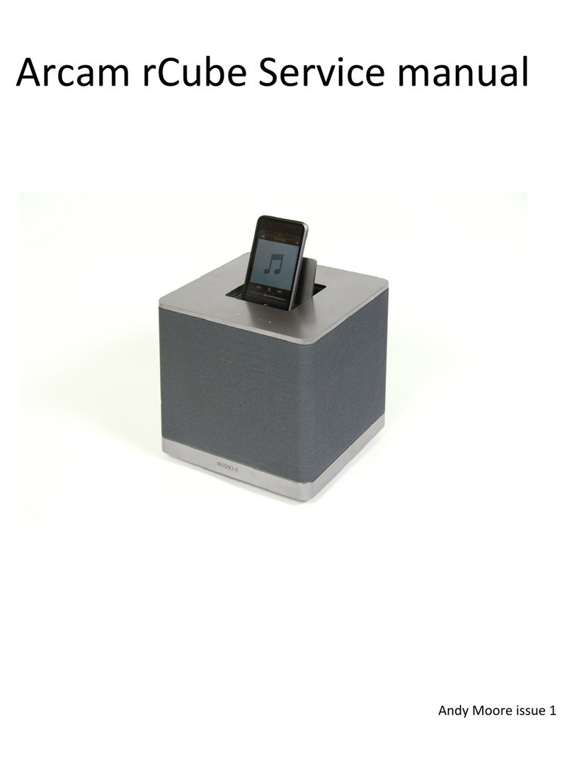 Arcam RCUBE Service manual