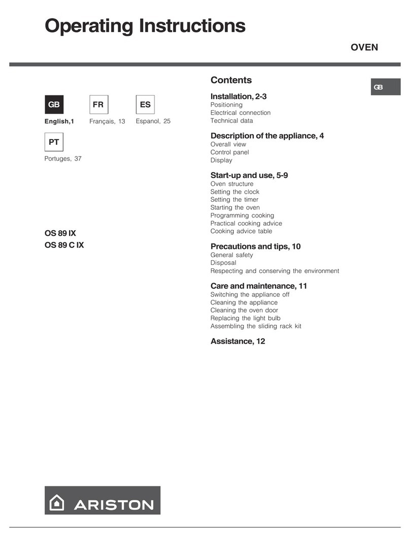 Ariston OS 89 C IX User manual