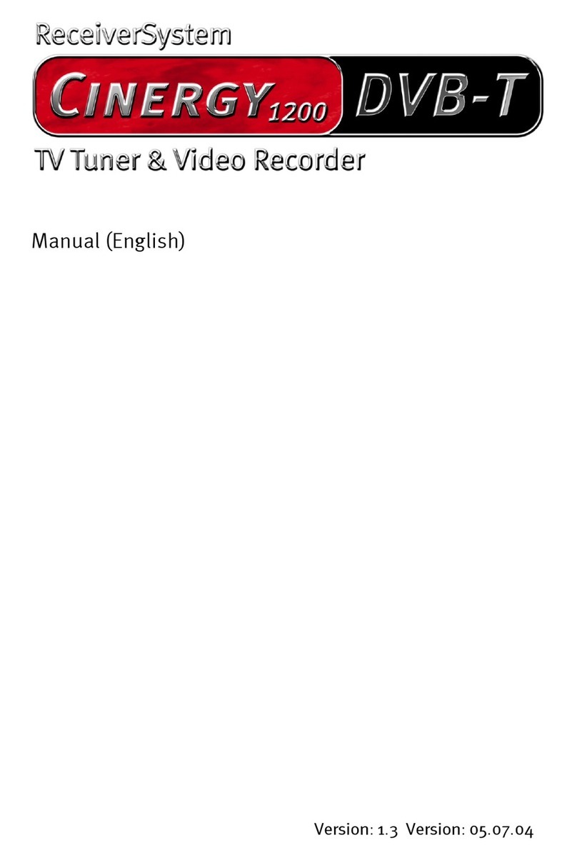 TerraTec Cinergy 1200 DVB-T User manual TerraTec Cinergy 1200 DVB-T User manual