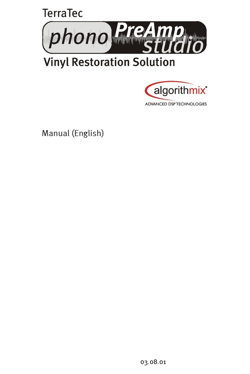 TerraTec Algorithmix Sound Laundy User manual
