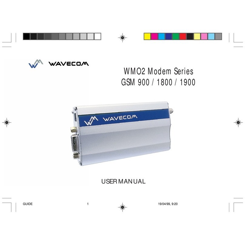 Wavecom WMO2 GSM 900 user manual