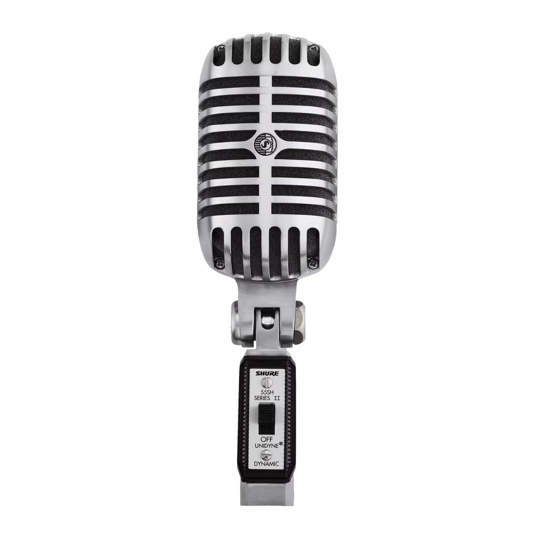 Shure UNIDYNE II 55S datasheet