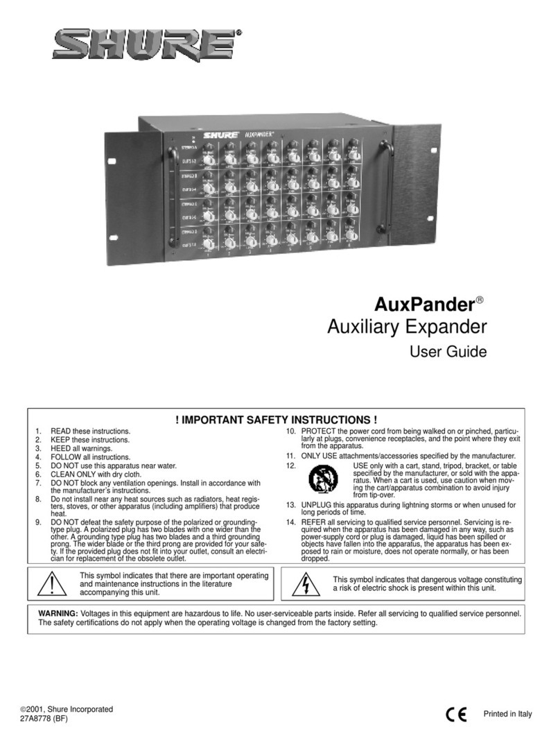 Shure AuxPander user guide