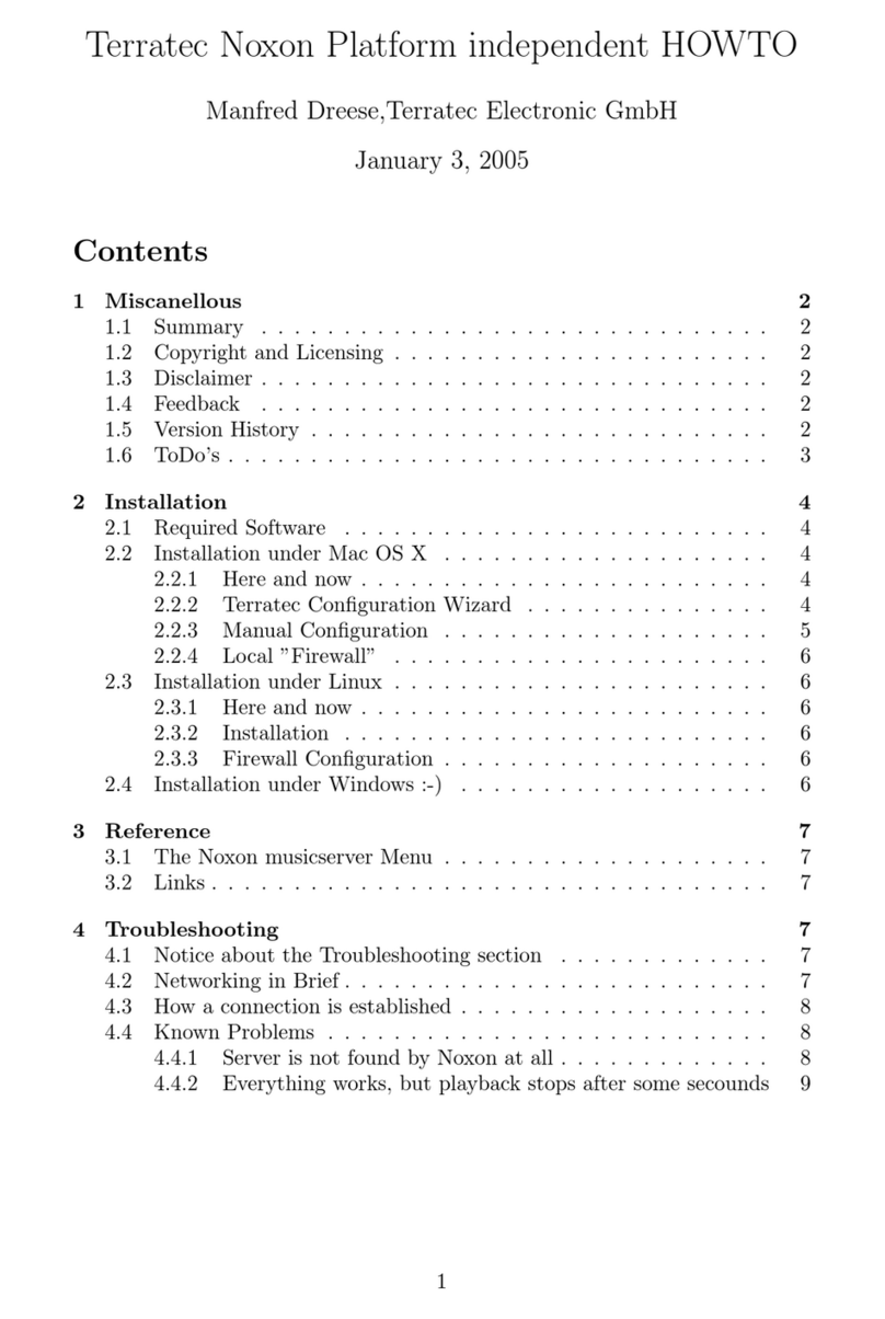 TerraTec NOXON manual&nbsp;