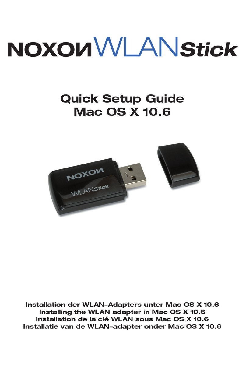 TerraTec NOXON WLAN Stick Quick setup guide