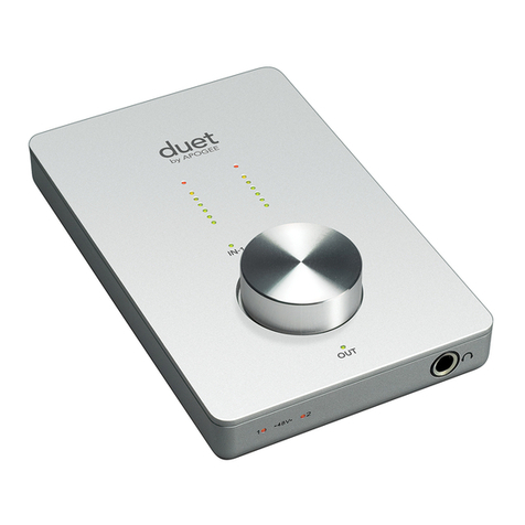 Apogee Apogee Duet user guide
