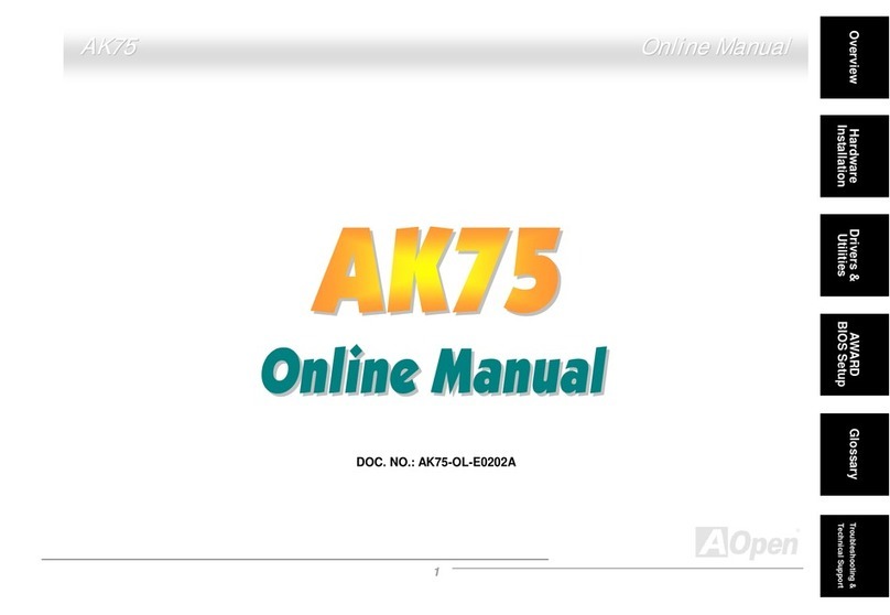AOpen AK75 Online manual