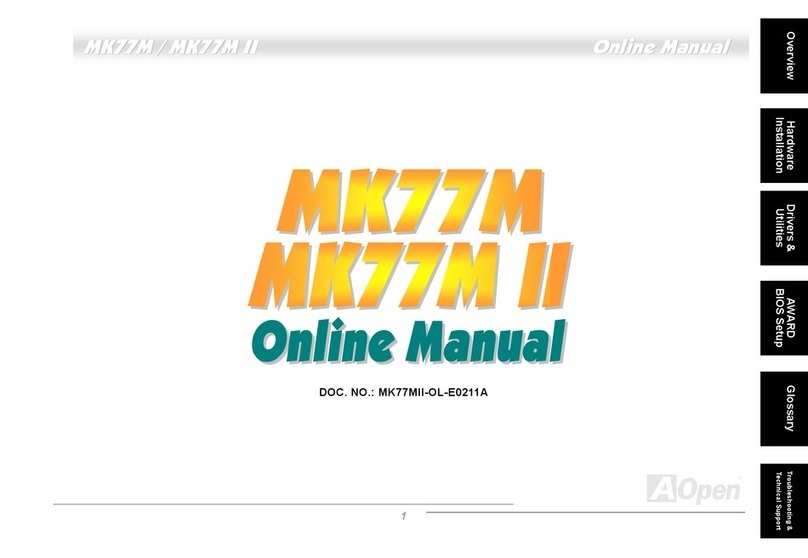 AOpen MK77M Online manual
