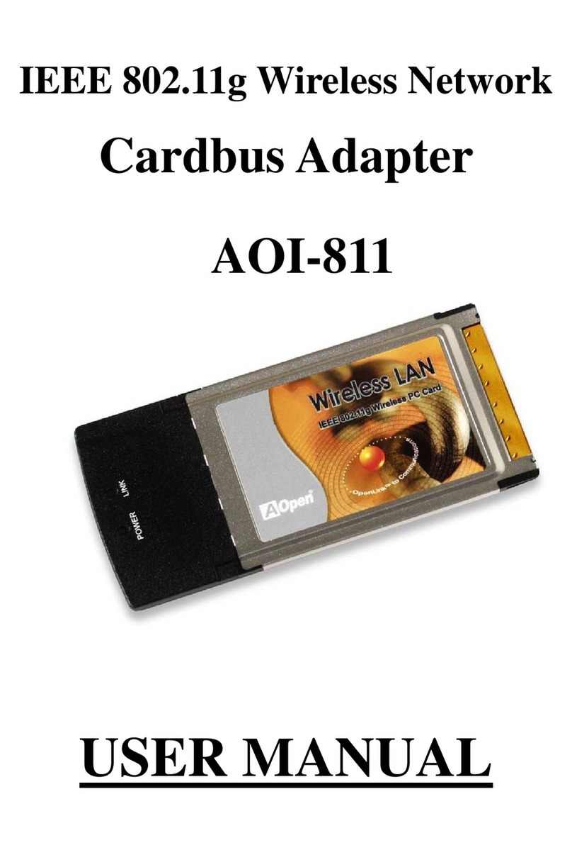 AOpen AOI-811 user manual