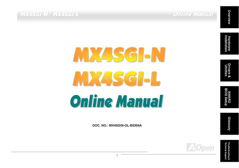 AOpen MX4SGI-N Online manual