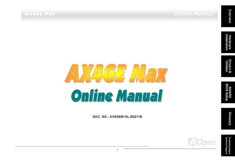 AOpen AX4GE Max Online manual