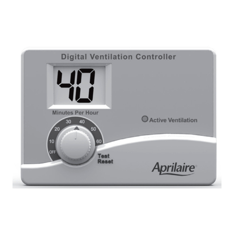 Aprilaire 8120 Setup guide