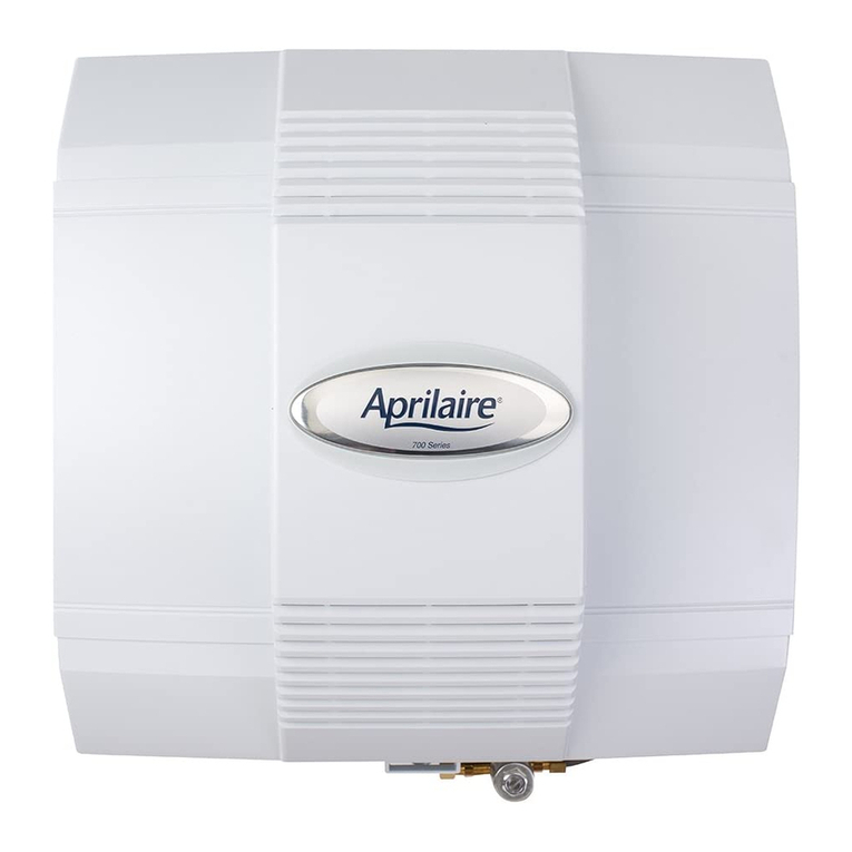 Aprilaire 700 SERIES Application guide