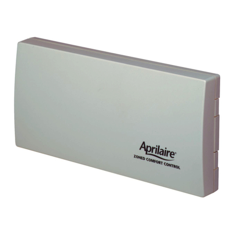 Aprilaire Zoned Comfort Control 6202 installation instructions