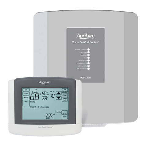Aprilaire 8910 User manual