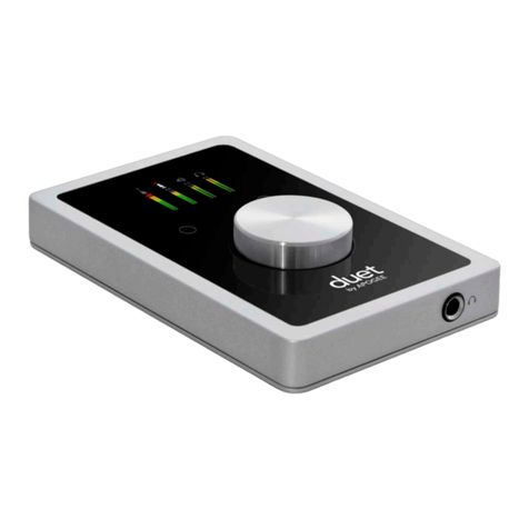 Apogee Apogee Duet User manual