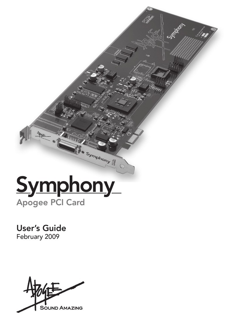 Apogee Symphony 32 user guide