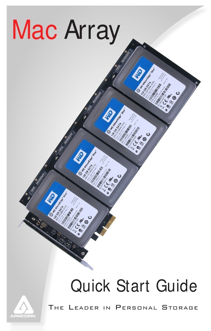 Apricorn Mac Array quick start guide