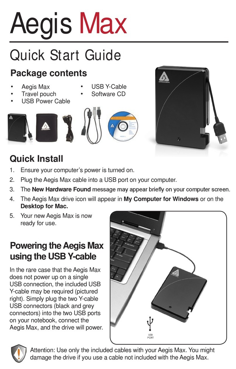 Apricorn Aegis Portable User manual
