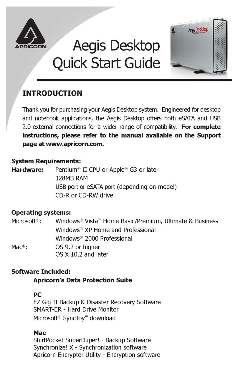 Apricorn Aegis Portable quick start guide