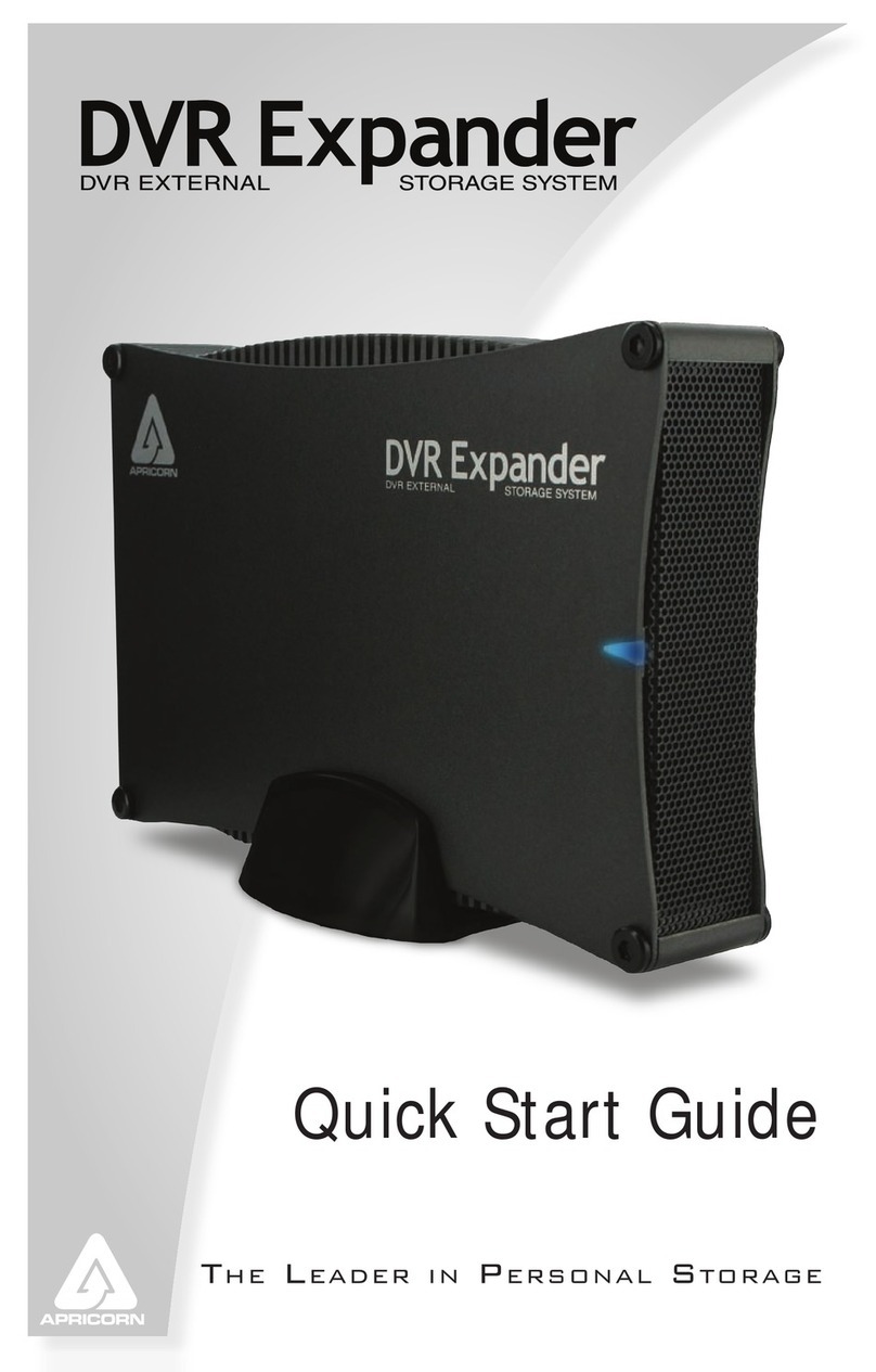 Apricorn DVR Expander quick start guide