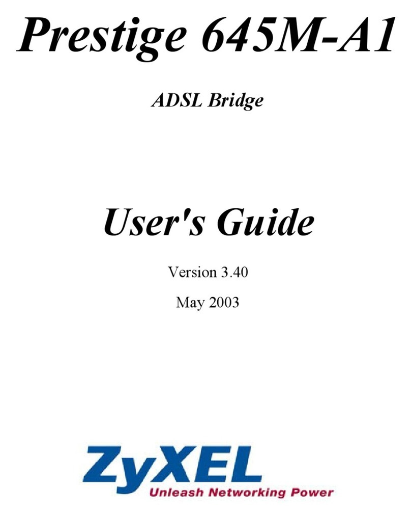 ZyXEL Communications Prestige 645M-A1 User manual