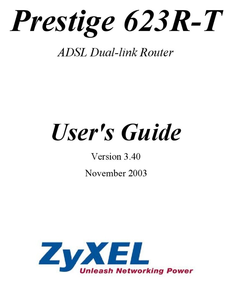 ZyXEL Communications Prestige 623R-T User manual