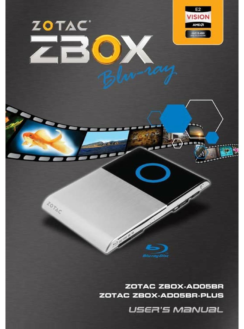 Zotac ZBOX ADO5BR User manual