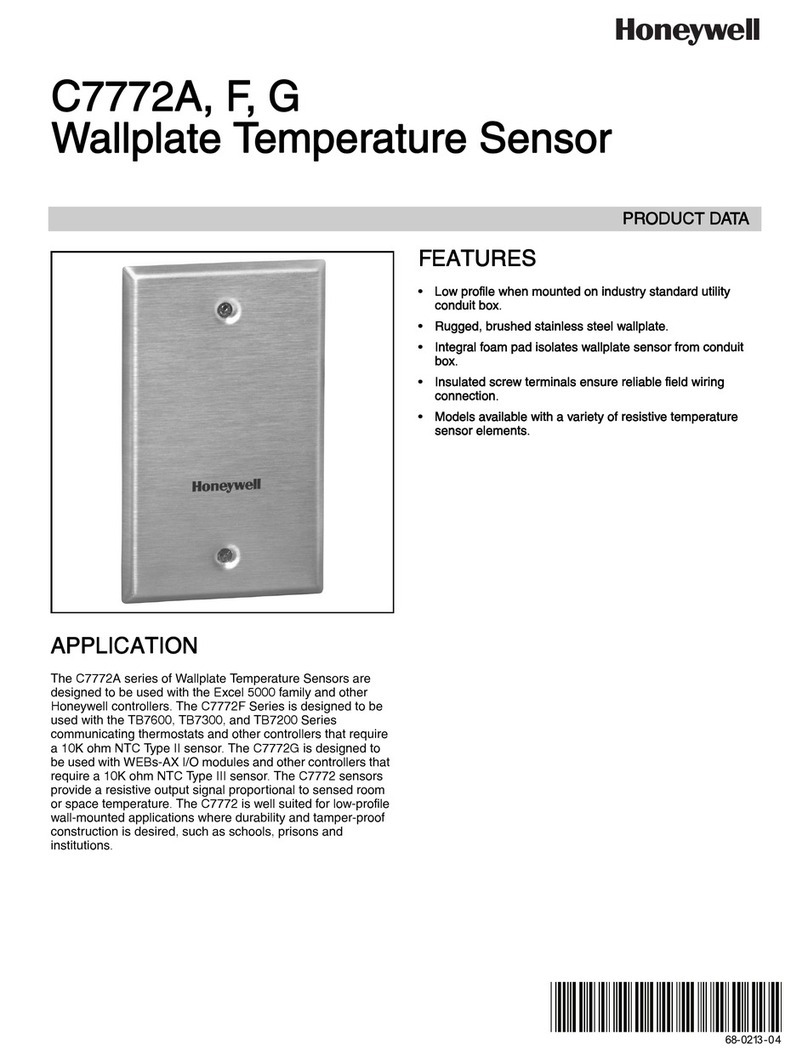 Honeywell C7772A Product data