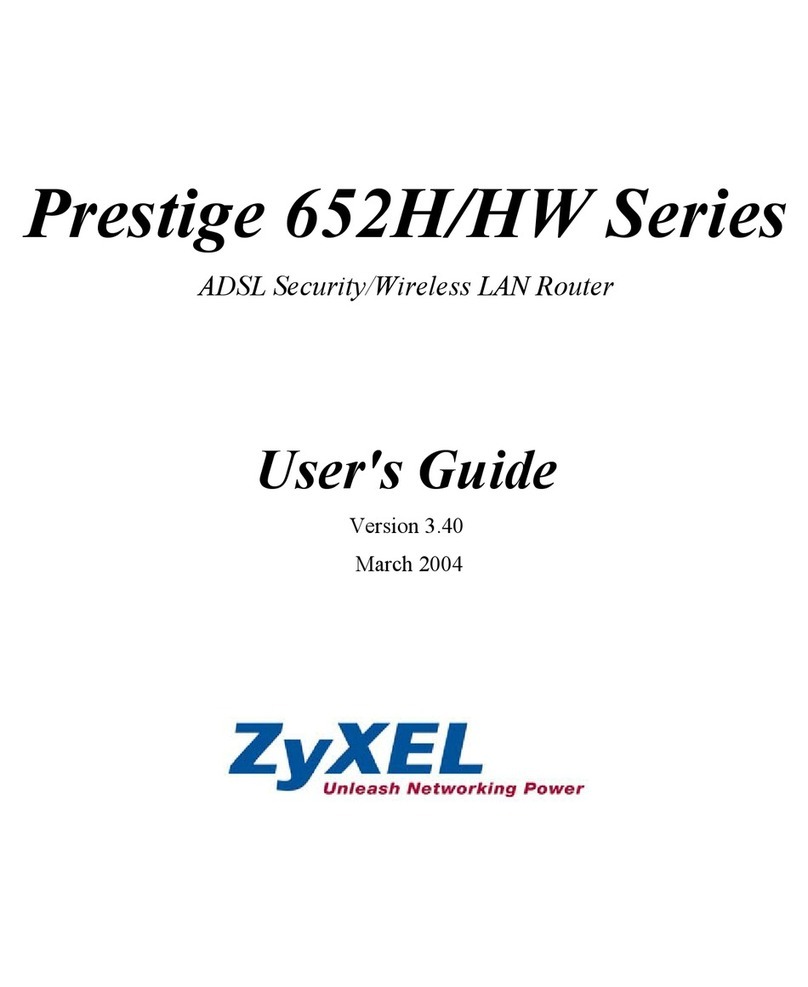 ZyXEL Communications Prestige 652H series User manual