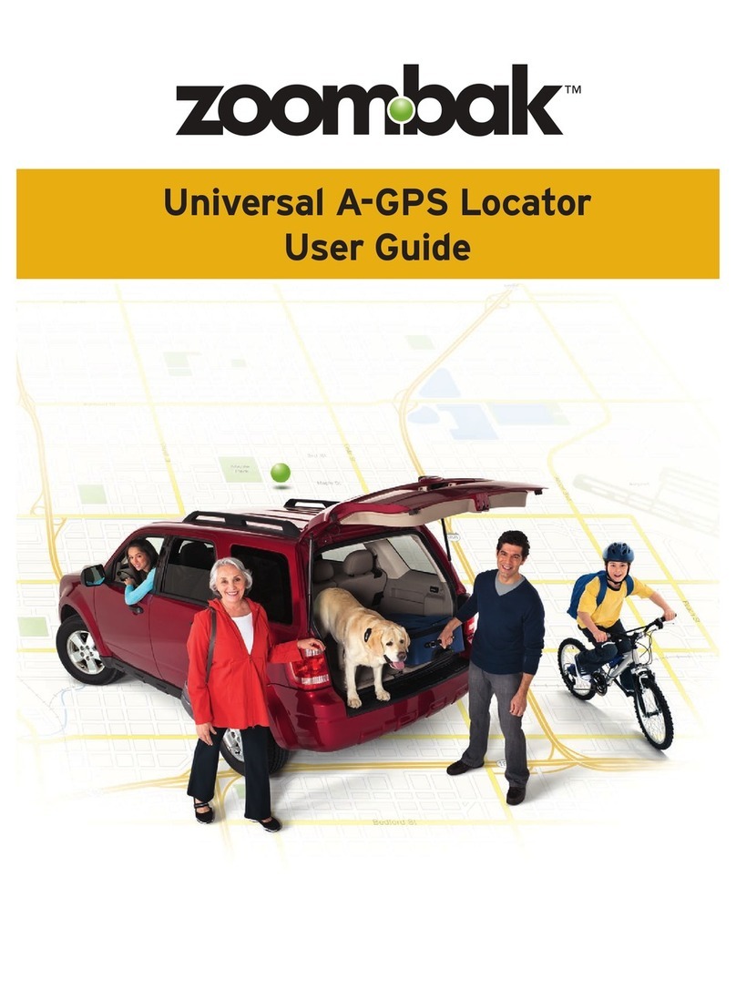 Zoombak A-GPS Universal Locator user guide