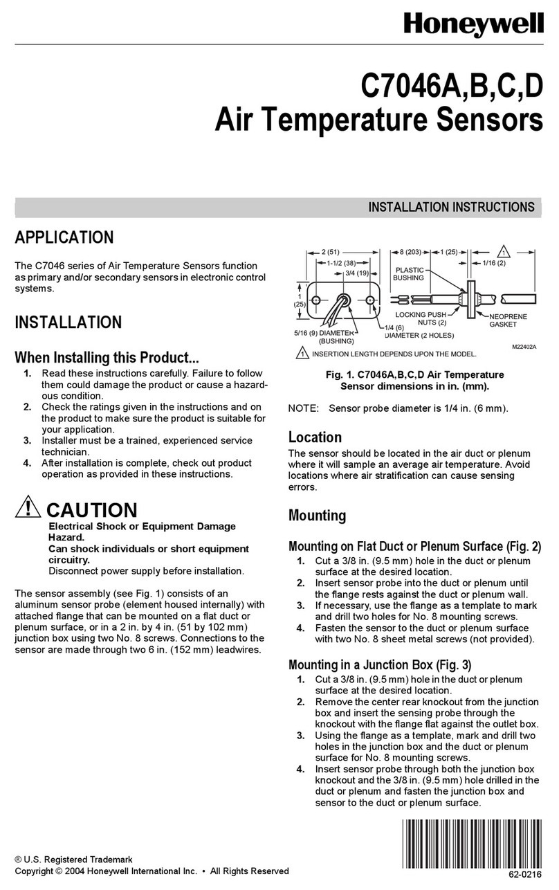 Honeywell C7046C User manual