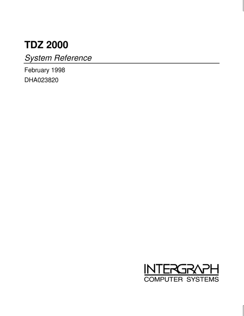 Intergraph TDZ 2000 System reference