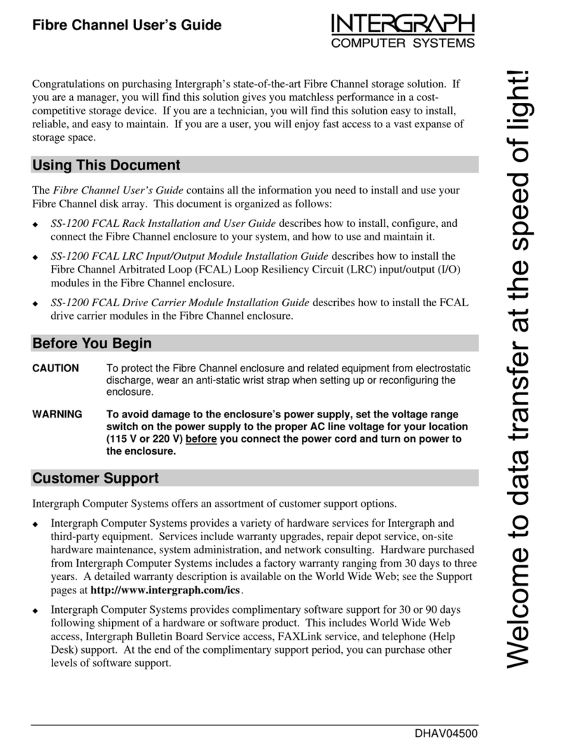 Intergraph Fibre Channel user guide