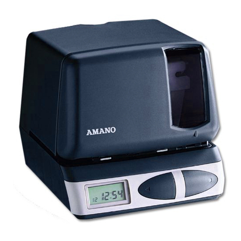 Amano PIX-21 User manual