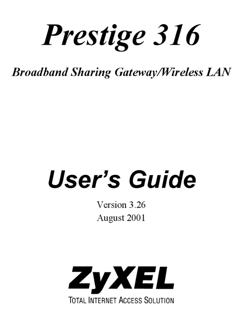 ZyXEL Communications Prestige 316 User manual