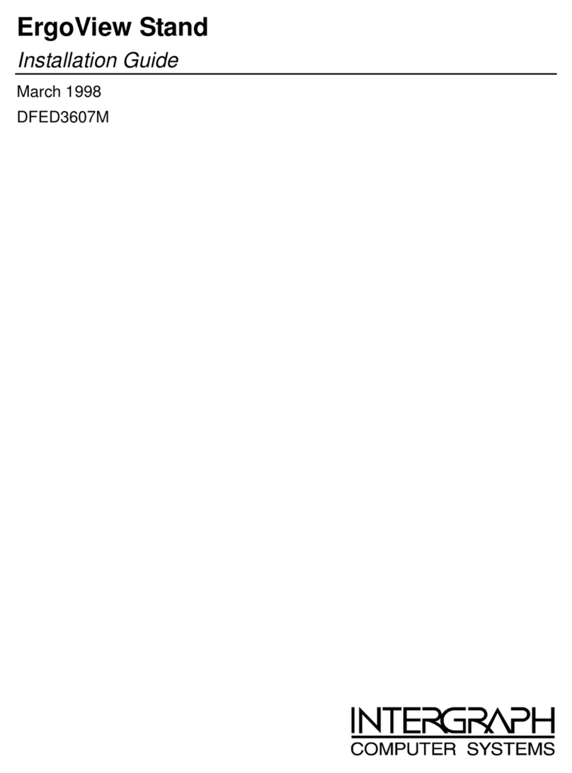 Intergraph ErgoView Stand User manual