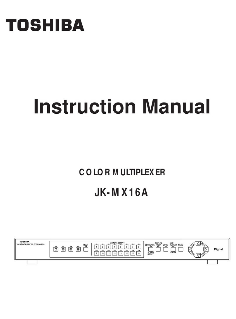 Toshiba JK-MX16A User manual