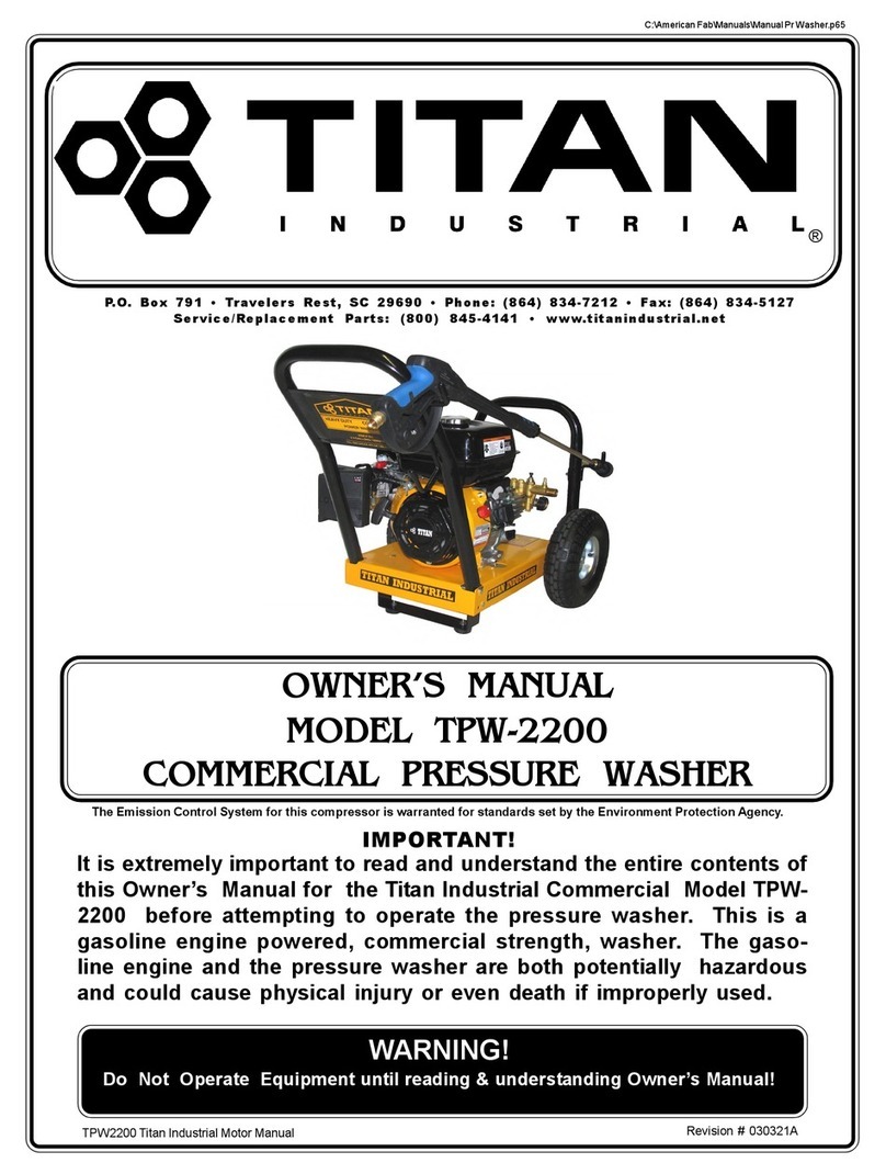 Titan TPW-2200 owner's manual
