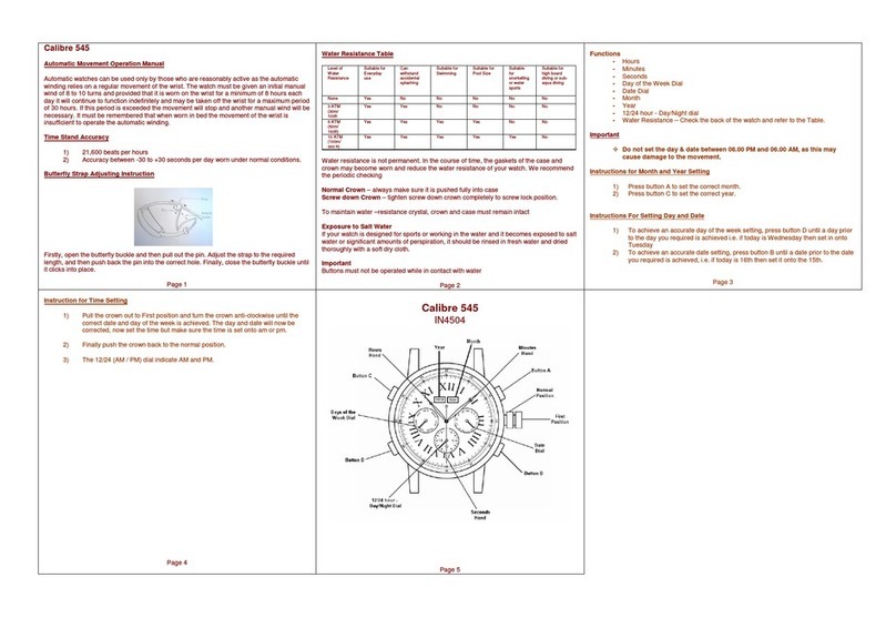 Zeon IN4504 CALIBRE 545 User manual