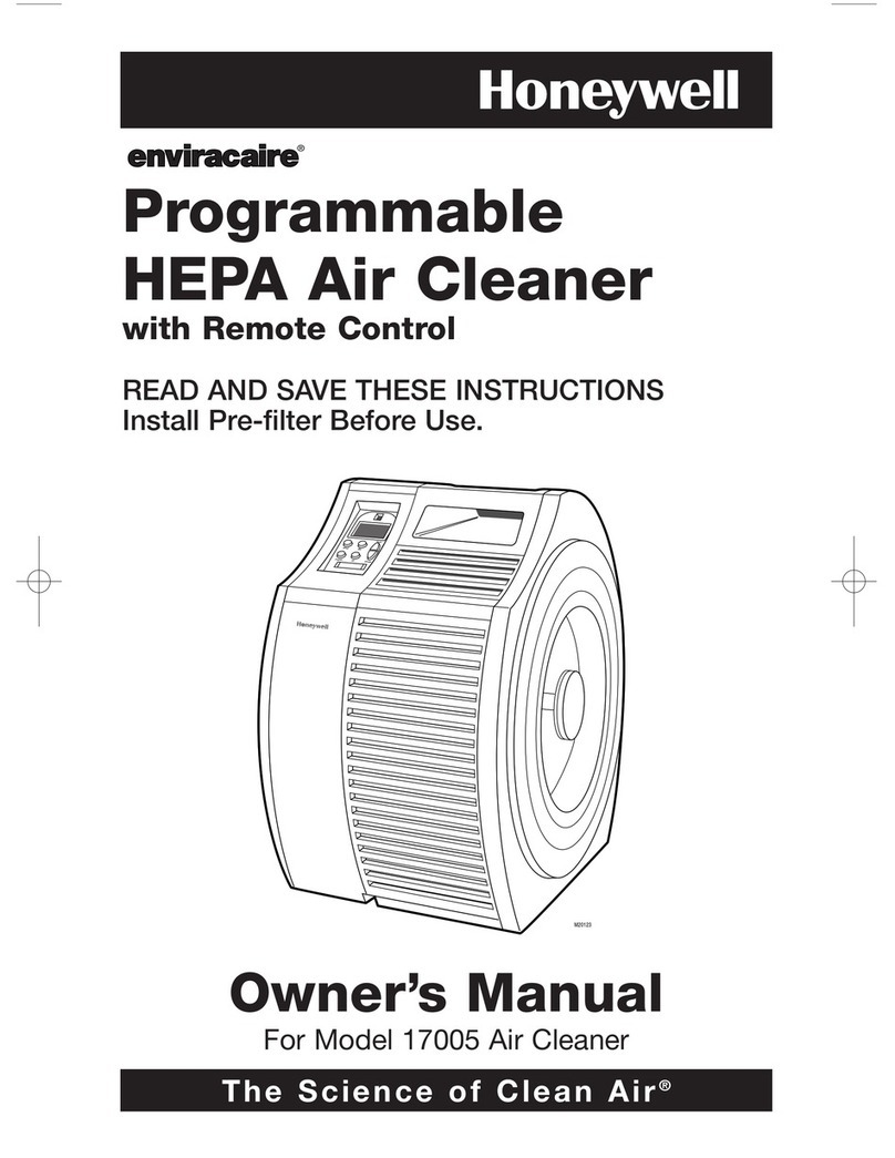 Honeywell Enviracaire 17005 User manual
