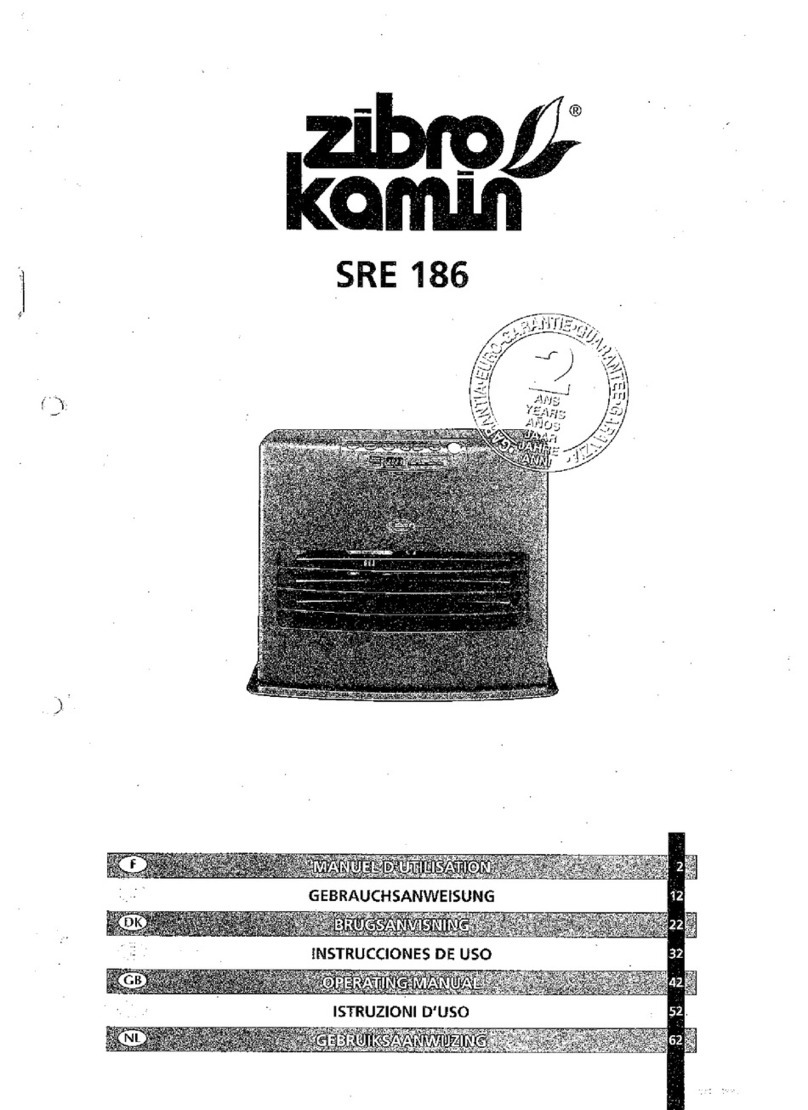 Zibro Kamin SRE 186 User manual