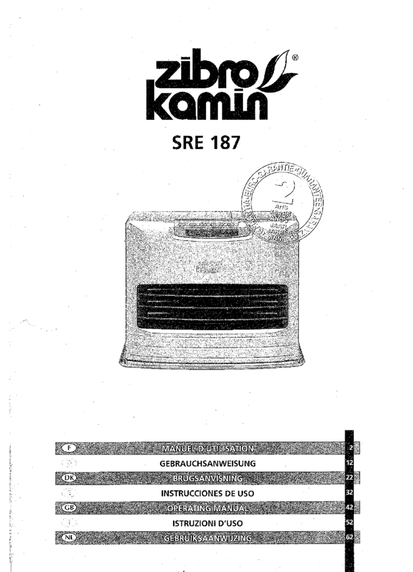 Zibro Kamin SRE 187 User manual Zibro Kamin SRE 187 User manual