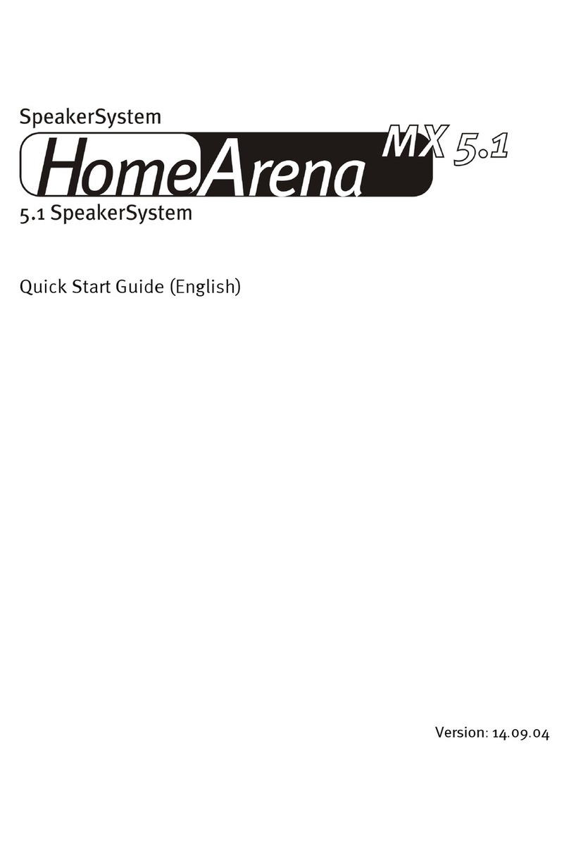 TerraTec HomeArena MX 5.1 quick start guide