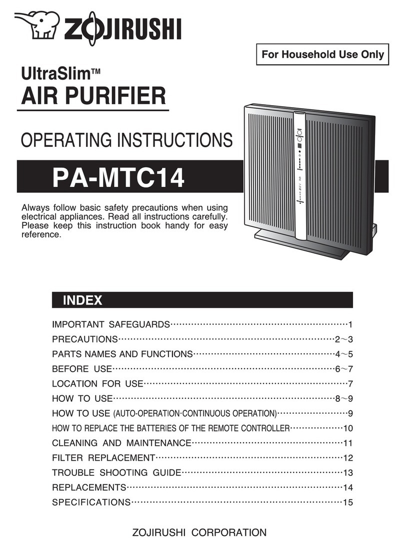 Zojirushi UltraSlim PA-MTC14 operating instructions