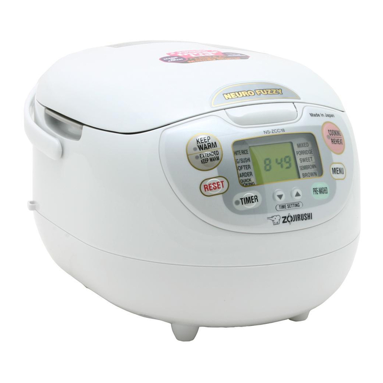 Zojirushi Neuro Fuzzy NS-ZCC10 User manual