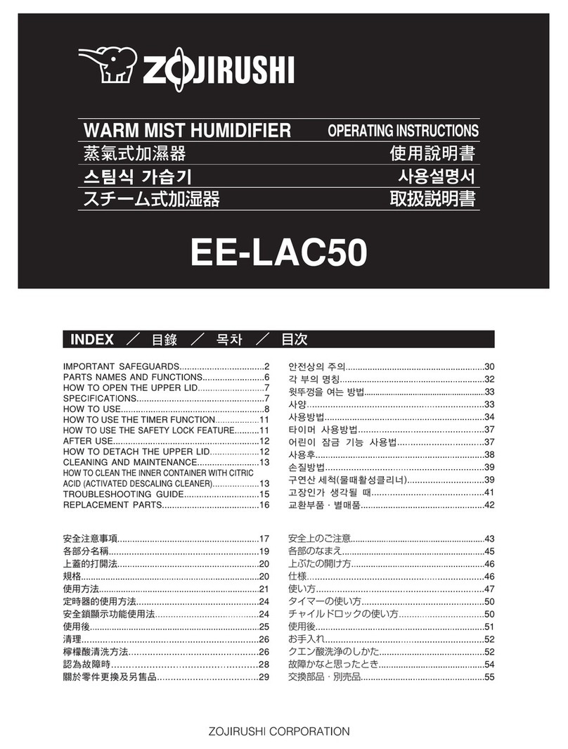 Zojirushi EE-LAC50 operating instructions Zojirushi EE-LAC50 operating instructions