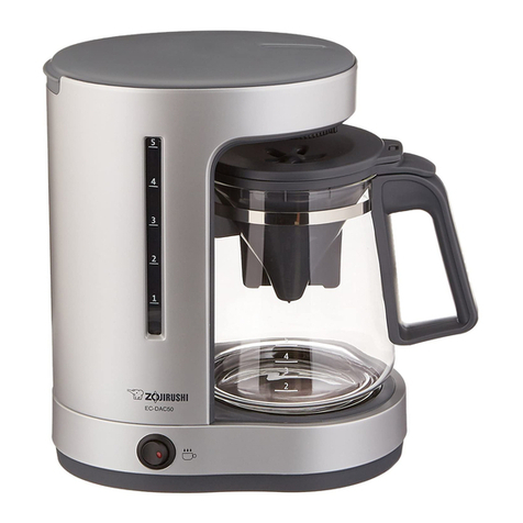 Zojirushi Zutto EC-DAC50 operating instructions