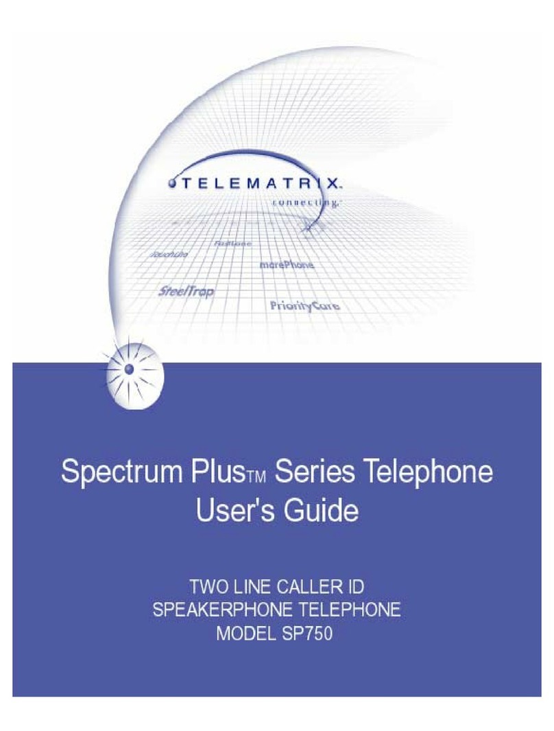 Telematrix Spectrum Plus SP750 User manual